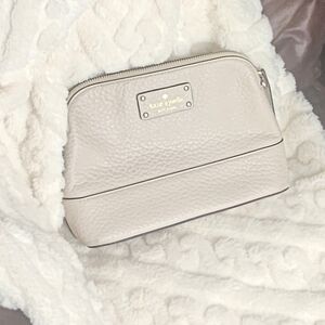 Kate Spade Pebbled Leather Light Pale Pinkish Lilac Purse No Strap